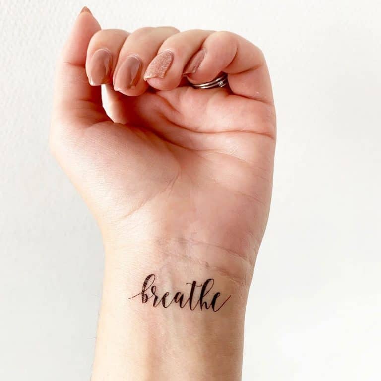 quotes and words mental health tattoo
